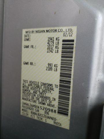 48293353 :رقم المزاد ، 1N4AL2AP0CN520988 vin ، 2012 Nissan Altima Base مزاد بيع