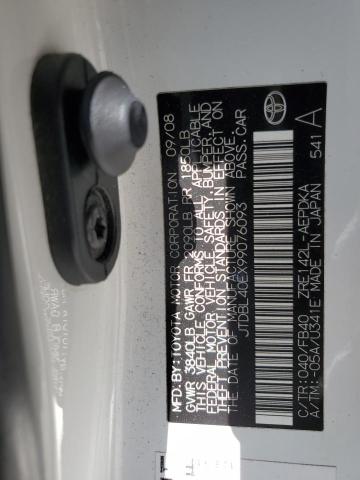 Aukcja sprzedaży 2009 Toyota Corolla Base, vin: JTDBL40EX99076093, numer aukcji: 51557434