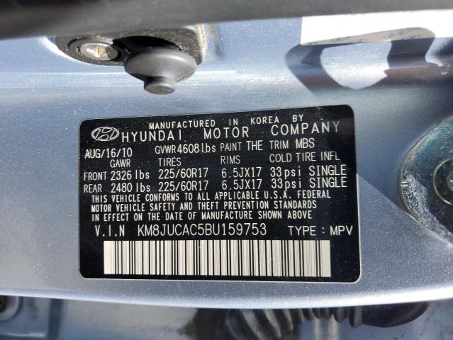 Продажа на аукционе авто 2011 Hyundai Tucson Gls, vin: KM8JUCAC5BU159753, номер лота: 50984494