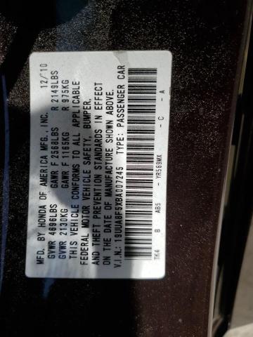 Aukcja sprzedaży 2011 Acura Tl, vin: 19UUA8F5XBA007245, numer aukcji: 50954734