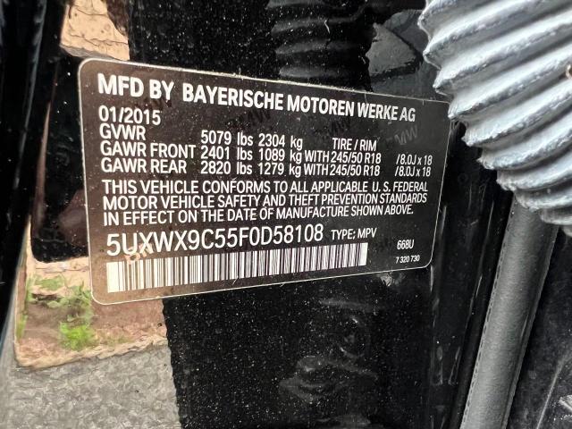 Продажа на аукционе авто 2015 Bmw X3 Xdrive28i, vin: 5UXWX9C55F0D58108, номер лота: 53351324