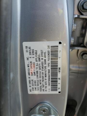 Aukcja sprzedaży 2008 Honda Accord Exl, vin: 1HGCP26848A073848, numer aukcji: 49572784