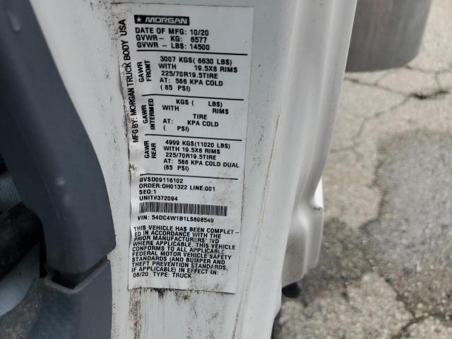 Aukcja sprzedaży 2020 Isuzu Npr Hd, vin: 54DC4W1B1LS806549, numer aukcji: 45271224