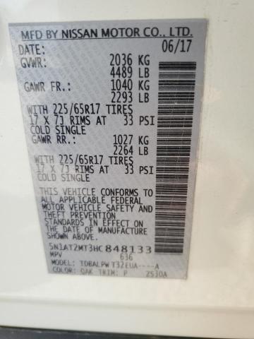 Aukcja sprzedaży 2017 Nissan Rogue S, vin: 5N1AT2MT3HC848133, numer aukcji: 49411244