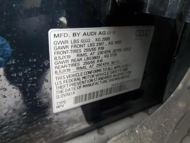 Продаж на аукціоні авто 2017 Audi Q7 Premium Plus, vin: WA1LAAF7XHD031470, номер лоту: 49723104