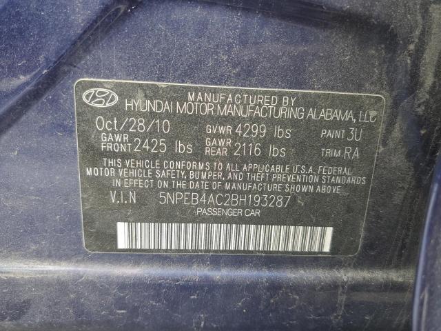Продажа на аукционе авто 2011 Hyundai Sonata, vin: 5NPEB4AC2BH193287, номер лота: 51706264