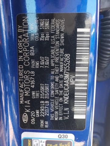 Продажа на аукционе авто 2021 Kia Seltos S, vin: KNDEUCAA3M7155268, номер лота: 52069724