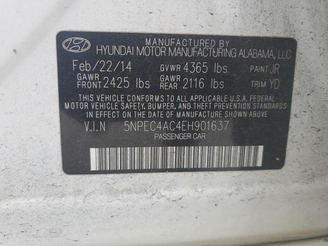 Aukcja sprzedaży 2014 Hyundai Sonata Se, vin: 5NPEC4AC4EH901637, numer aukcji: 48529254
