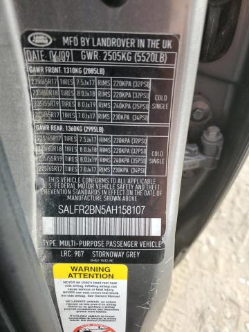Продаж на аукціоні авто 2010 Land Rover Lr2 Hse, vin: SALFR2BN5AH158107, номер лоту: 46131534