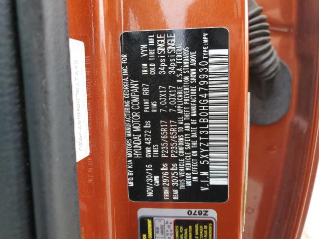 Aukcja sprzedaży 2017 Hyundai Santa Fe Sport, vin: 5XYZT3LB0HG479930, numer aukcji: 49827594