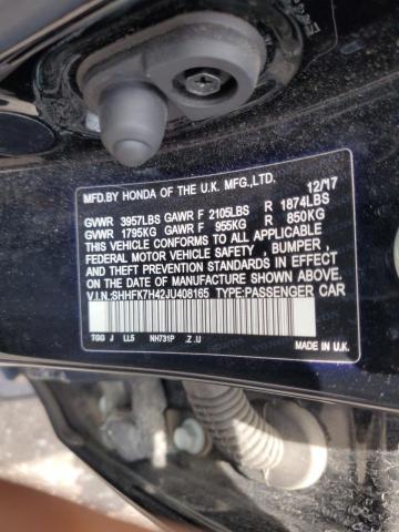 Продаж на аукціоні авто 2018 Honda Civic Sport, vin: SHHFK7H42JU408165, номер лоту: 53154384