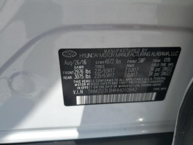 Продаж на аукціоні авто 2017 Hyundai Santa Fe Sport, vin: 5NMZU3LB4HH010942, номер лоту: 52726454