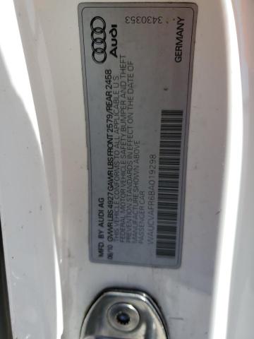 50797544 :رقم المزاد ، WAUCVAFR6BA019298 vin ، 2011 Audi S5 Premium Plus مزاد بيع