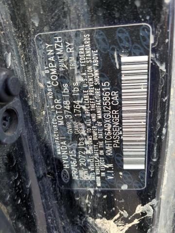 Продажа на аукционе авто 2016 Hyundai Veloster, vin: KMHTC6ADXGU258615, номер лота: 46919294