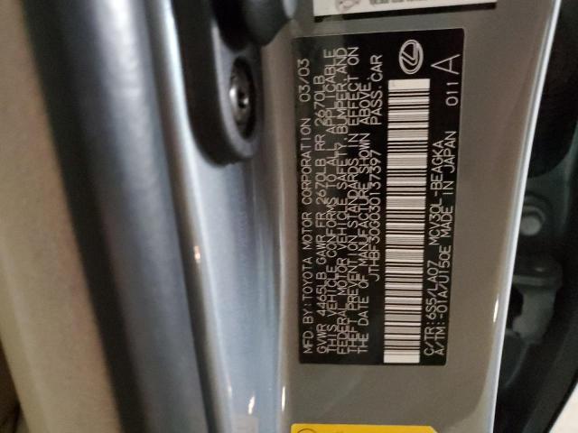 Aukcja sprzedaży 2003 Lexus Es 300, vin: JTHBF30G030137397, numer aukcji: 50319664