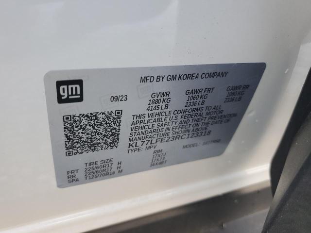 51691574 :رقم المزاد ، KL77LFE23RC123318 vin ، 2024 Chevrolet Trax Ls مزاد بيع