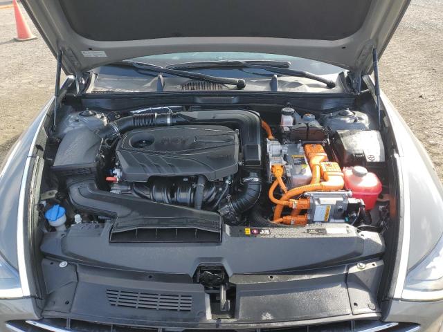 2021 Hyundai Sonata Hybrid მანქანა იყიდება აუქციონზე, vin: KMHL34JJ6MA027993, აუქციონის ნომერი: 52578434