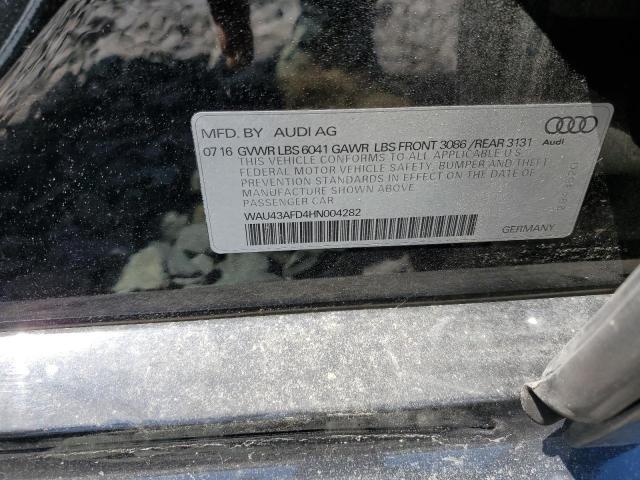 Aukcja sprzedaży 2017 Audi A8 L Quattro, vin: WAU43AFD4HN004282, numer aukcji: 52482134