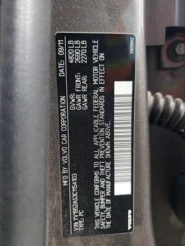 51765954 :رقم المزاد ، YV1952AS3C1154103 vin ، 2012 Volvo S80 3.2 مزاد بيع