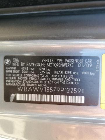 52014514 :رقم المزاد ، WBAWV13579P122591 vin ، 2009 Bmw 328 I Sulev مزاد بيع