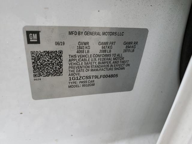 Aukcja sprzedaży 2020 Chevrolet Malibu Ls, vin: 1G1ZC5ST9LF004805, numer aukcji: 50876154