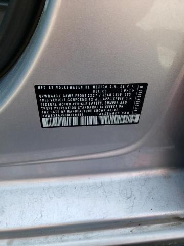 Aukcja sprzedaży 2016 Volkswagen Jetta Hybrid, vin: 3VW637AJ5GM269486, numer aukcji: 50458414