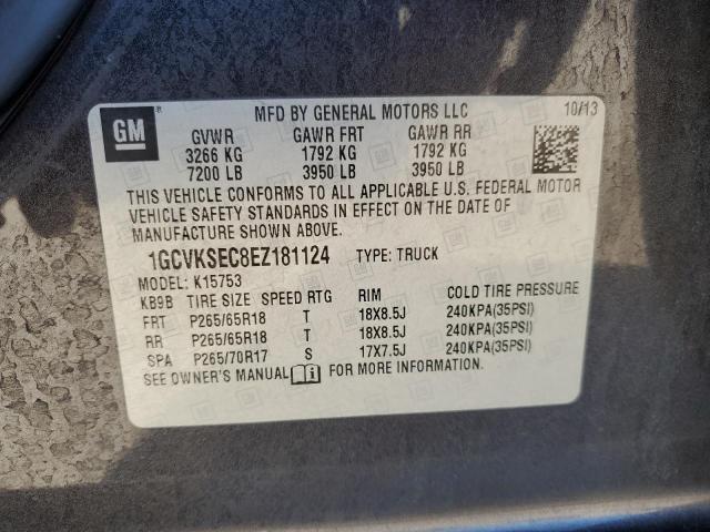 Aukcja sprzedaży 2014 Chevrolet Silverado K1500 Ltz, vin: 1GCVKSEC8EZ181124, numer aukcji: 51330944