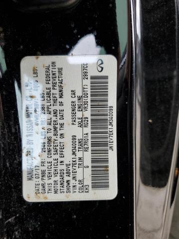 51800854 :رقم المزاد ، JN1EV7EK1JM340099 vin ، 2018 Infiniti Q60 Luxe 300 مزاد بيع