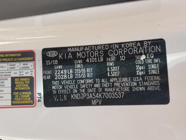 Aukcja sprzedaży 2019 Kia Soul +, vin: KNDJP3A54K7003537, numer aukcji: 52732924
