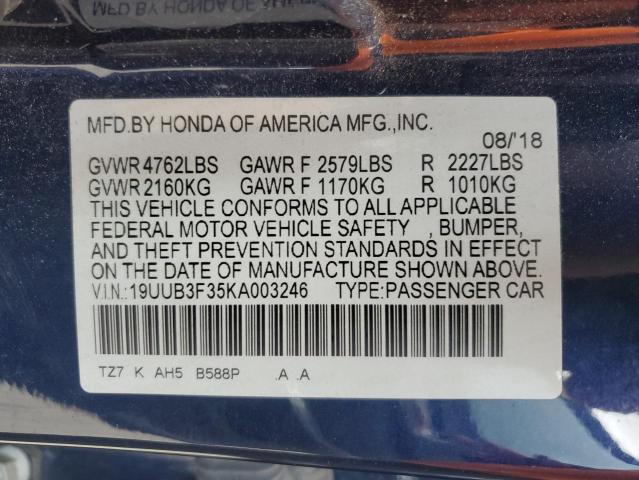 Aukcja sprzedaży 2019 Acura Tlx, vin: 19UUB3F35KA003246, numer aukcji: 51407584