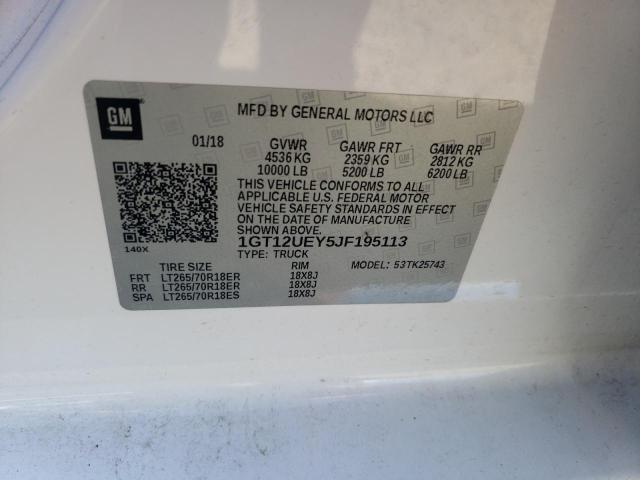 Aukcja sprzedaży 2018 Gmc Sierra K2500 Denali, vin: 1GT12UEY5JF195113, numer aukcji: 49851194