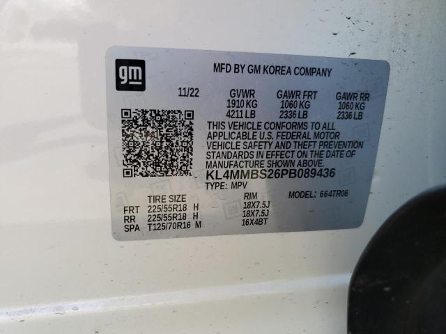 50989894 :رقم المزاد ، KL4MMBS26PB089436 vin ، 2023 Buick Encore Gx Preferred مزاد بيع