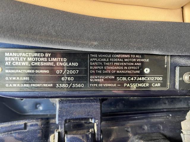 Продаж на аукціоні авто 2008 Bentley Arnage R, vin: SCBLC47J48CX12700, номер лоту: 49682214