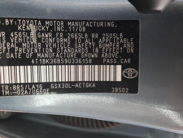 Продаж на аукціоні авто 2009 Toyota Avalon Xl, vin: 4T1BK36B59U336158, номер лоту: 52133584