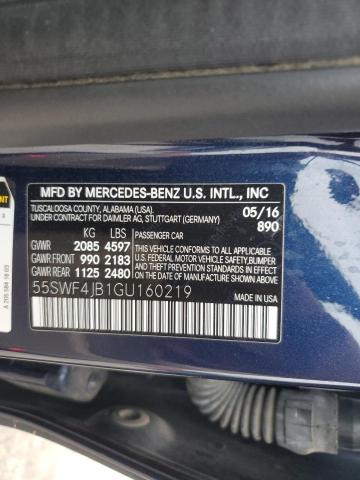 Продаж на аукціоні авто 2016 Mercedes-benz C 300, vin: 55SWF4JB1GU160219, номер лоту: 51196174
