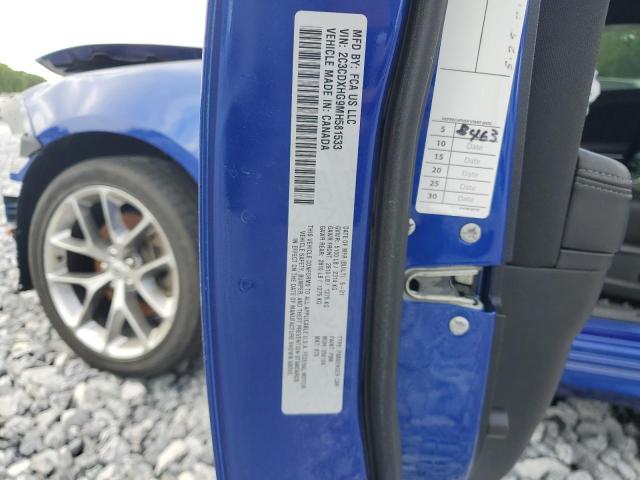 52848474 :رقم المزاد ، 2C3CDXHG9MH581533 vin ، 2021 Dodge Charger Gt مزاد بيع