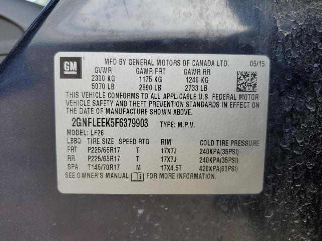Продаж на аукціоні авто 2015 Chevrolet Equinox Ls, vin: 2GNFLEEK5F6379903, номер лоту: 51806884