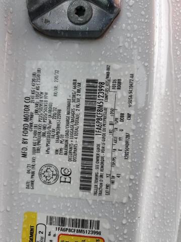 Продажа на аукционе авто 2021 Ford Mustang Gt, vin: 1FA6P8CF8M5123998, номер лота: 48936554