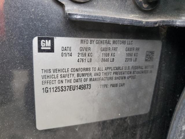 2014 Chevrolet Impala Lt მანქანა იყიდება აუქციონზე, vin: 1G1125S37EU149873, აუქციონის ნომერი: 51547974