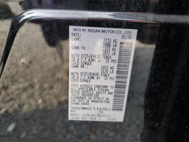 Aukcja sprzedaży 2016 Infiniti Qx60, vin: 5N1AL0MMXGC516962, numer aukcji: 49650754