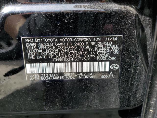 Aukcja sprzedaży 2015 Lexus Is 350, vin: JTHBE1D27F5017626, numer aukcji: 49263094