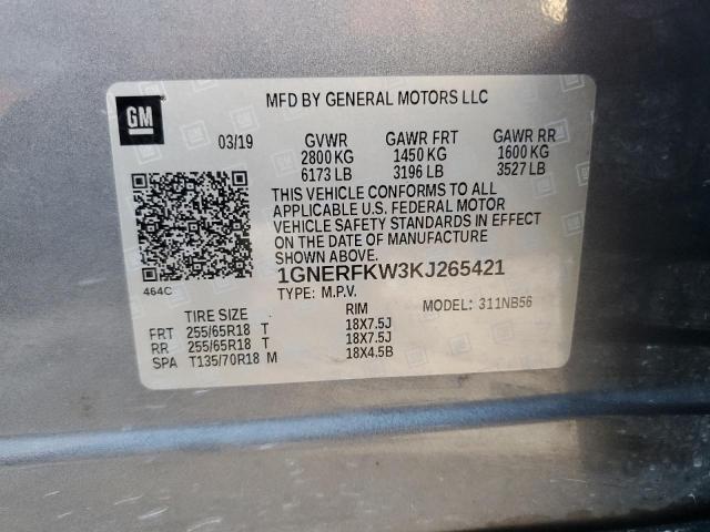 Продажа на аукционе авто 2019 Chevrolet Traverse Ls, vin: 1GNERFKW3KJ265421, номер лота: 52693494