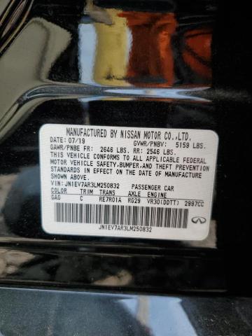 Продаж на аукціоні авто 2020 Infiniti Q50 Pure, vin: JN1EV7AR3LM250832, номер лоту: 52825144