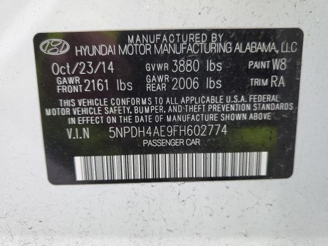 Продажа на аукционе авто 2015 Hyundai Elantra Se, vin: 5NPDH4AE9FH602774, номер лота: 49377324