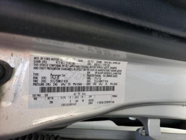 Продажа на аукционе авто 2012 Ford Focus Sel, vin: 1FAHP3M25CL348705, номер лота: 52237974