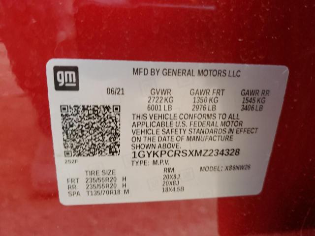 Aukcja sprzedaży 2021 Cadillac Xt6 Premium Luxury, vin: 1GYKPCRSXMZ234328, numer aukcji: 52134354