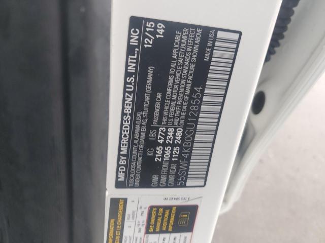 Продажа на аукционе авто 2016 Mercedes-benz C 300 4matic, vin: 55SWF4KB0GU128554, номер лота: 48763514