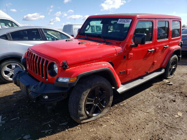 Продажа на аукционе авто 2021 Jeep Wrangler Unlimited Sahara, vin: 1C4HJXEN6MW736540, номер лота: 50556204