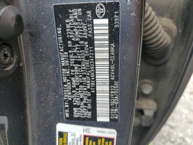 52705064 :رقم المزاد ، 4T1BE46K99U347211 vin ، 2009 Toyota Camry مزاد بيع