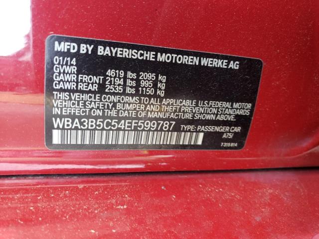 51893454 :رقم المزاد ، WBA3B5C54EF599787 vin ، 2014 Bmw 328 Xi Sulev مزاد بيع
